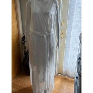 NWT In'voland White Long Sleeveless Dress - 3X